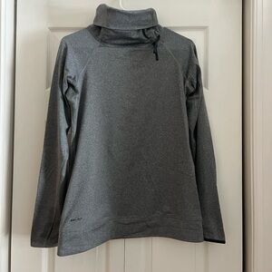Nike cowl neck sweatshirt, grey, size medium